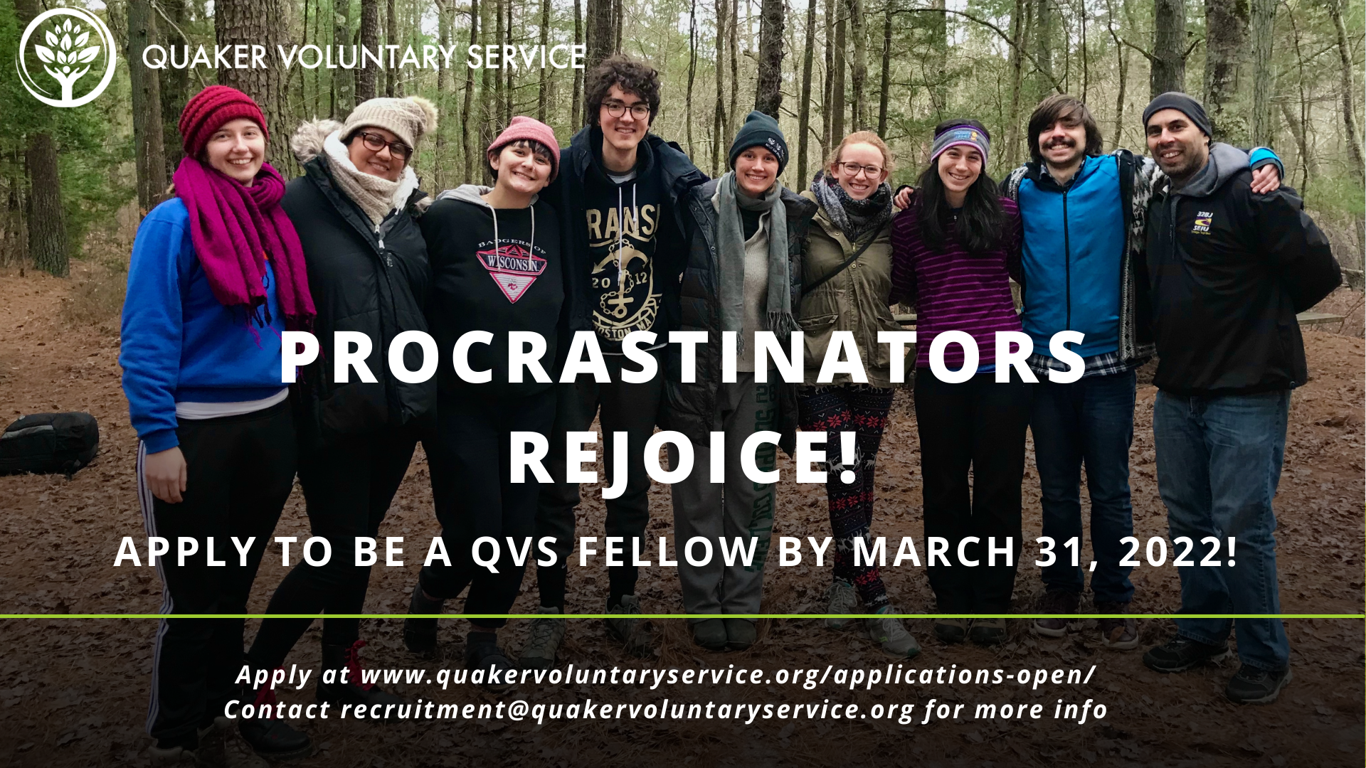 Procrastinators Rejoice-deadline extended
